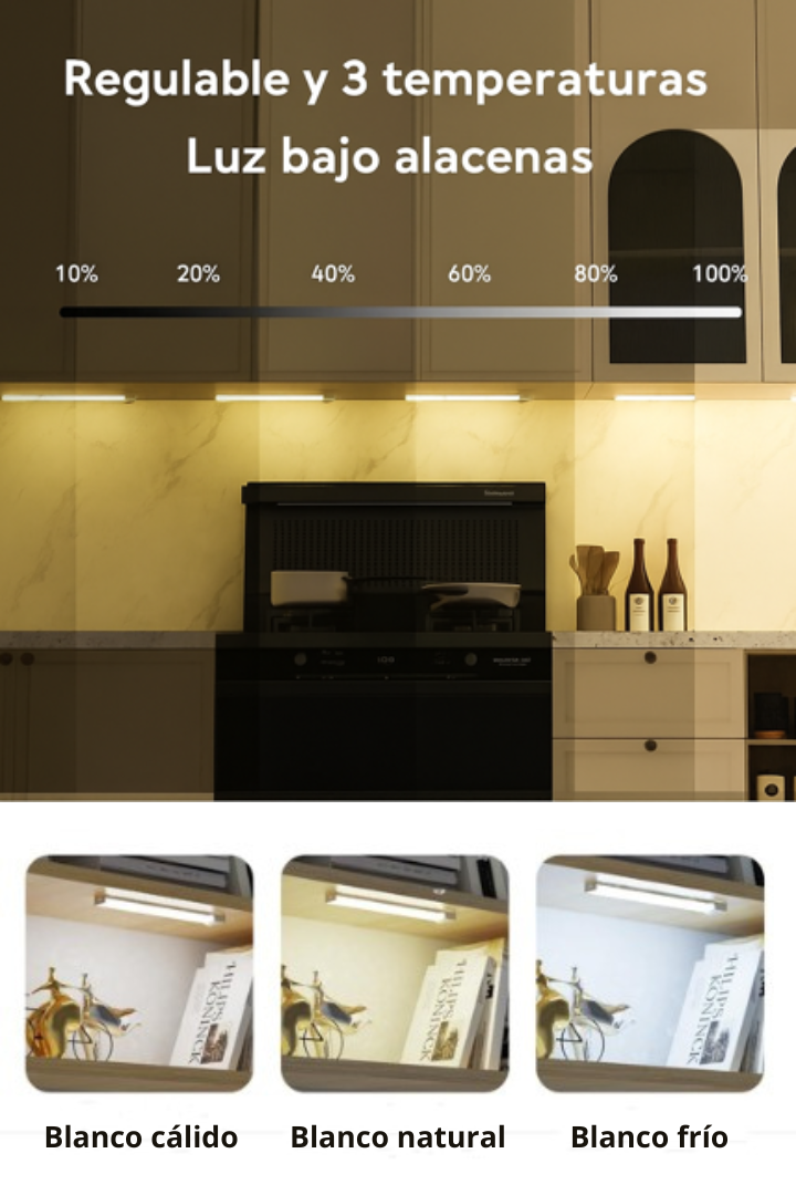 Luz LED Adhesiva con Sensor de Movimiento